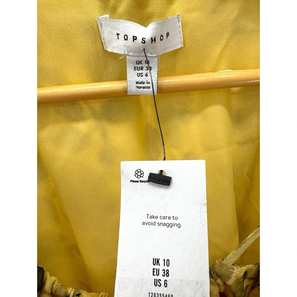 Topshop nwt yellow